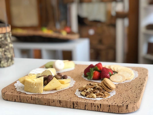 NEW~Unique Cork Platters