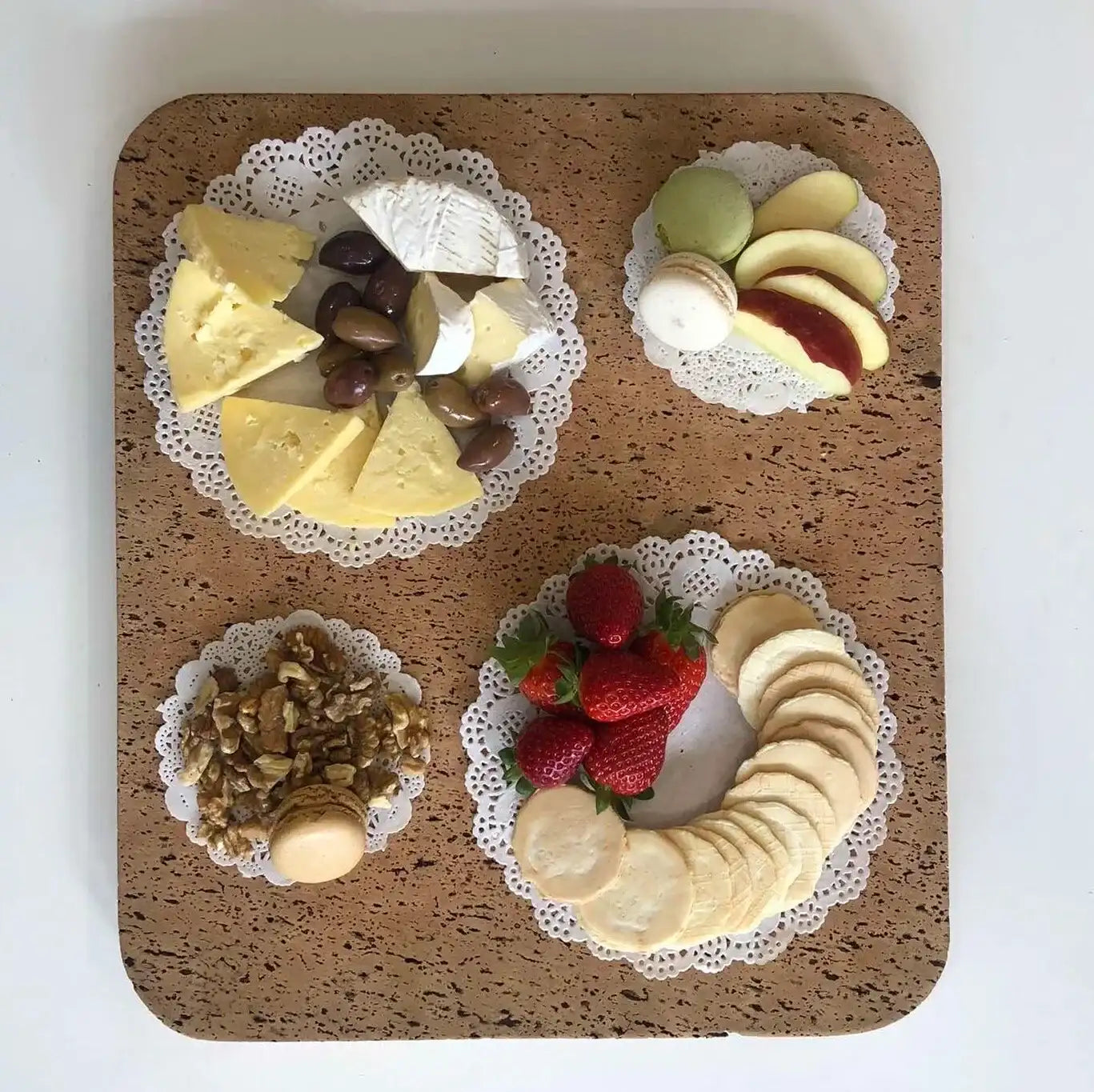 NEW~Unique Cork Platters
