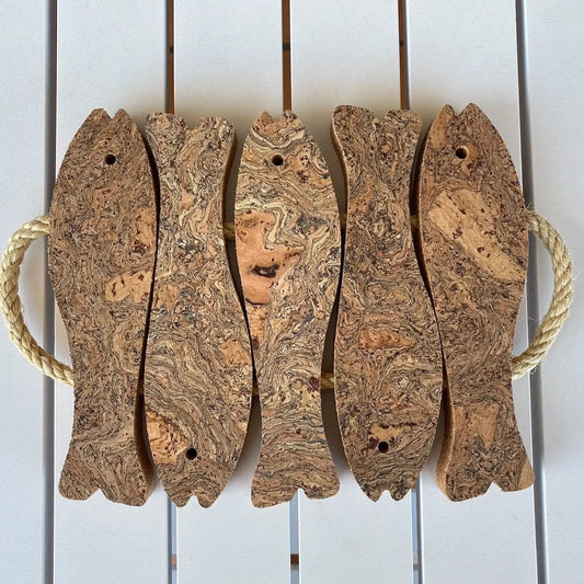 Cork and Rope Fish Trivet