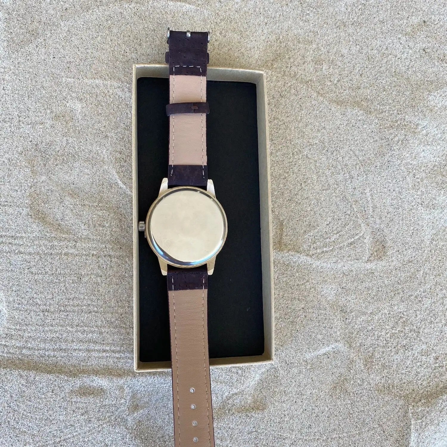 Watch with Cork Face - Brown, Green or Natural Cork Strap