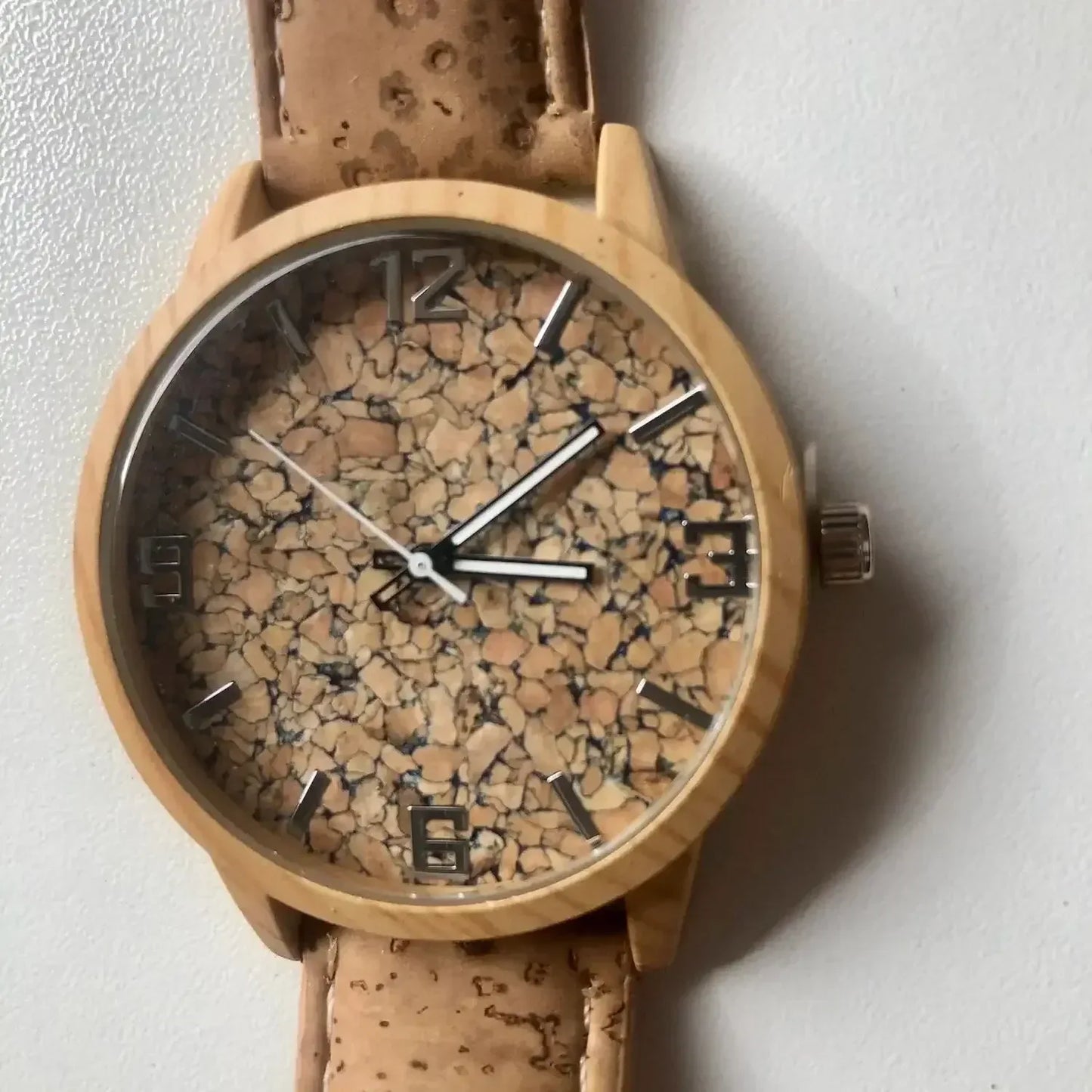 Watch with Cork Face - Brown, Green or Natural Cork Strap - The Cork Shop
