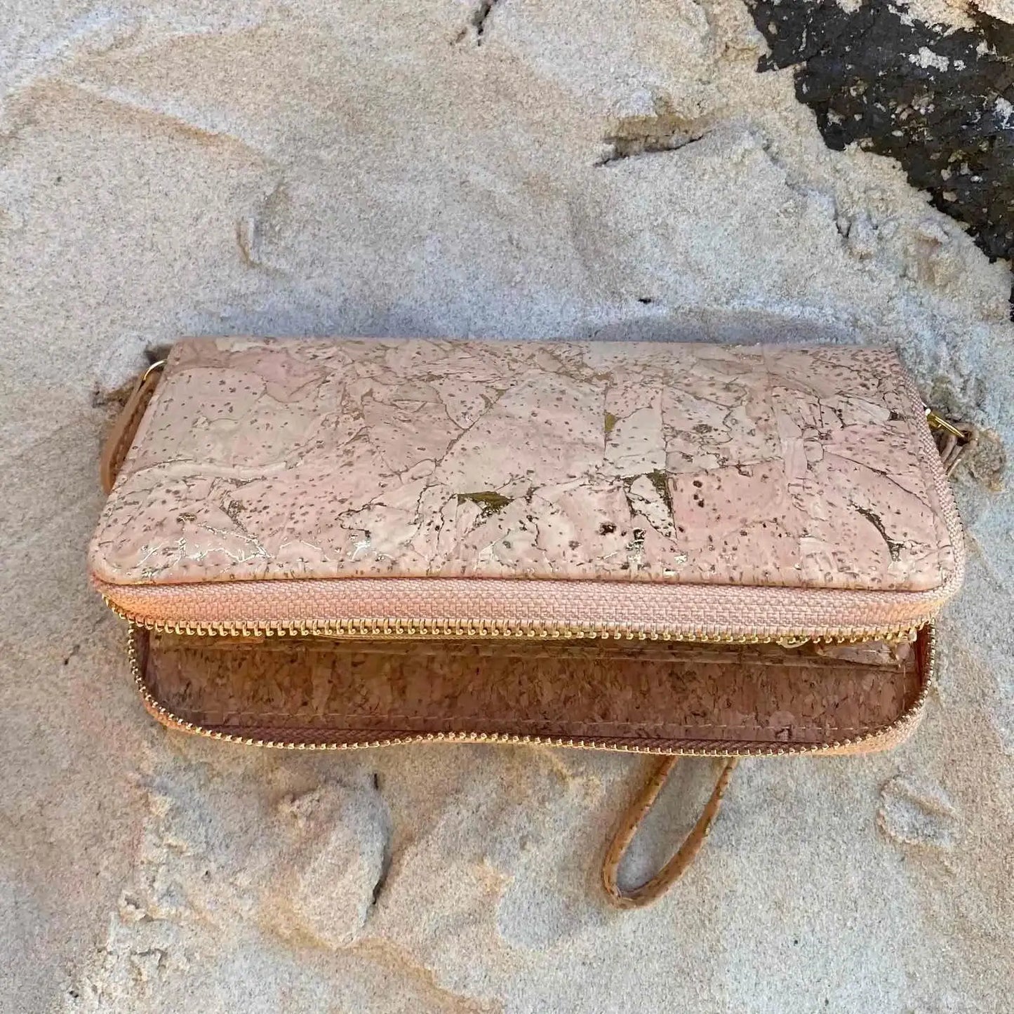 NEW!  Gold Cork Wallet - Amy