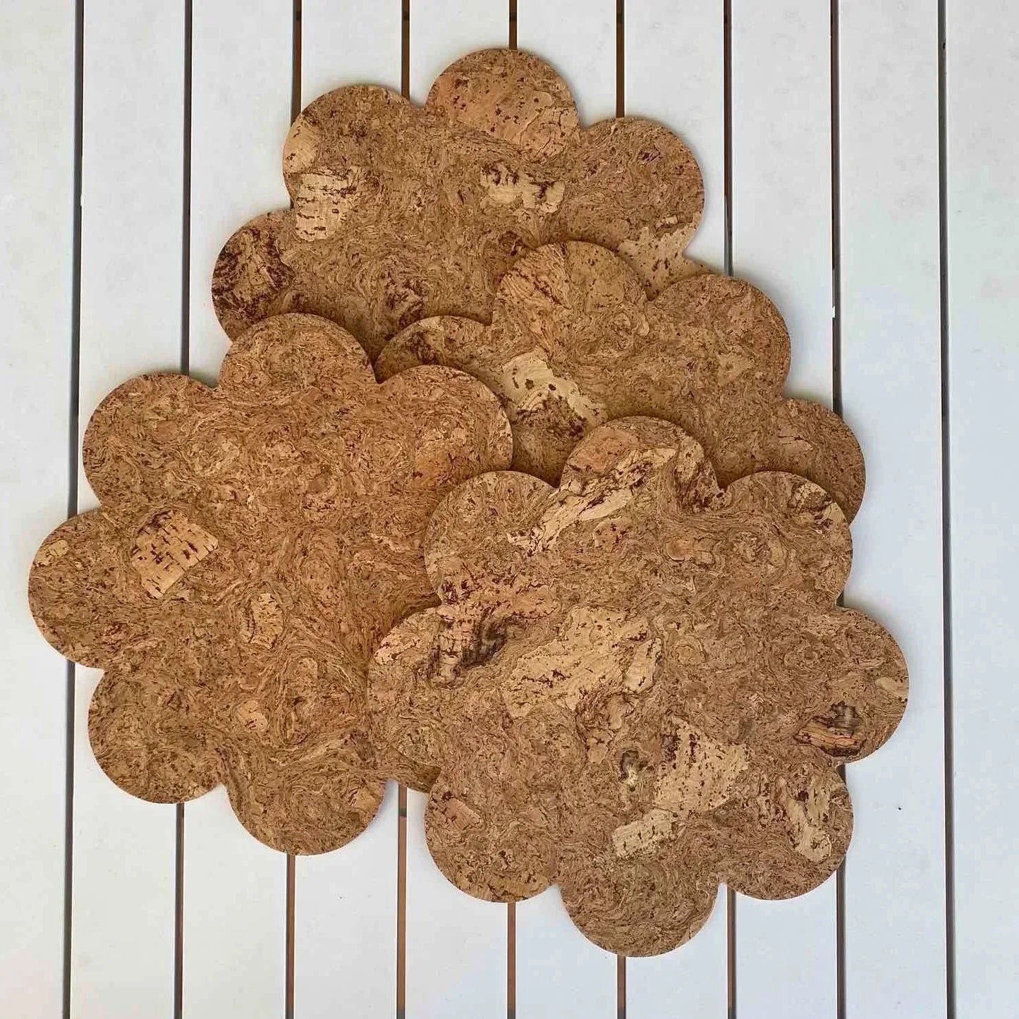 Cork Placemats - Daisy Flower Set of 4 - The Cork Shop 
