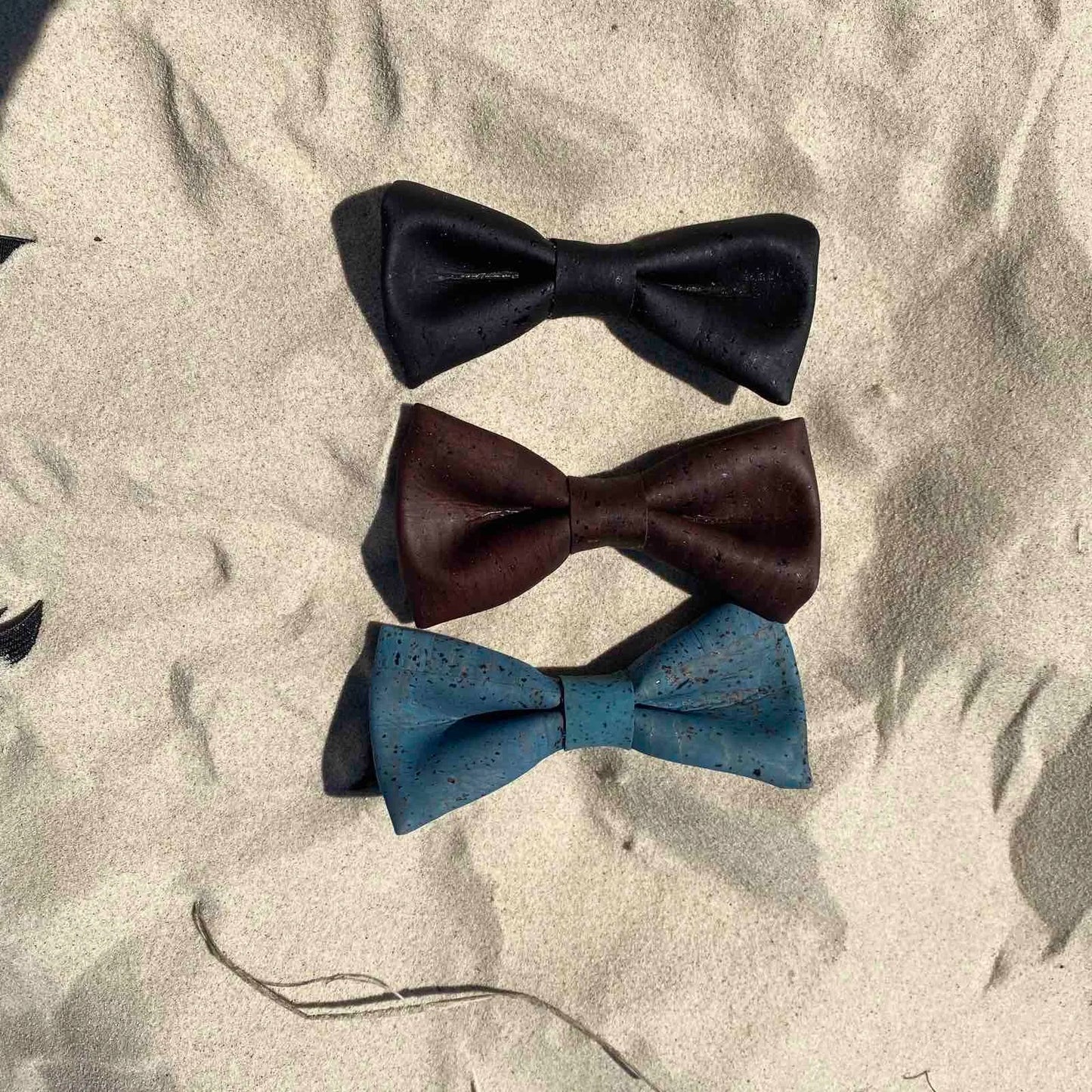Cork Bow Tie - Black, Brown or Turquoise