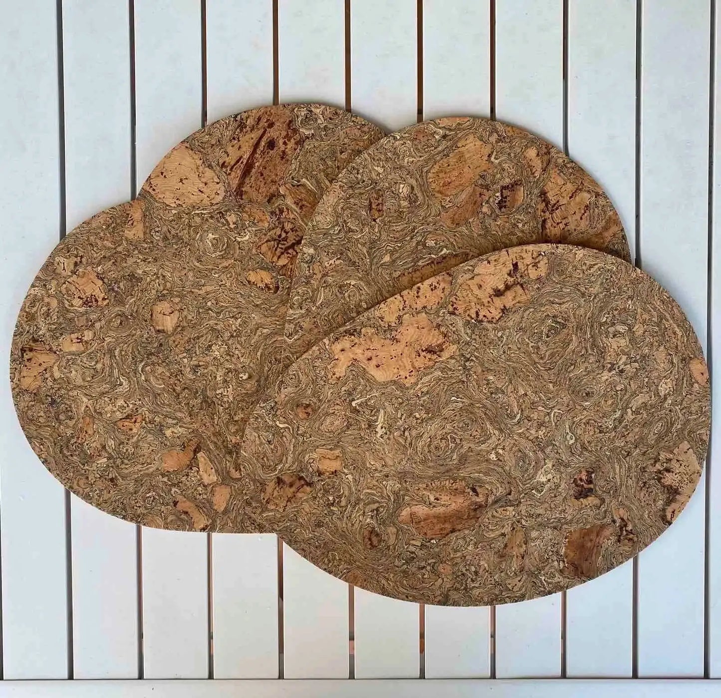 Oval Cork Placemats Set of 4