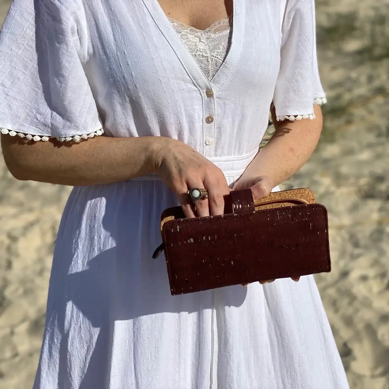 Large Cork Wallet - Lizzi