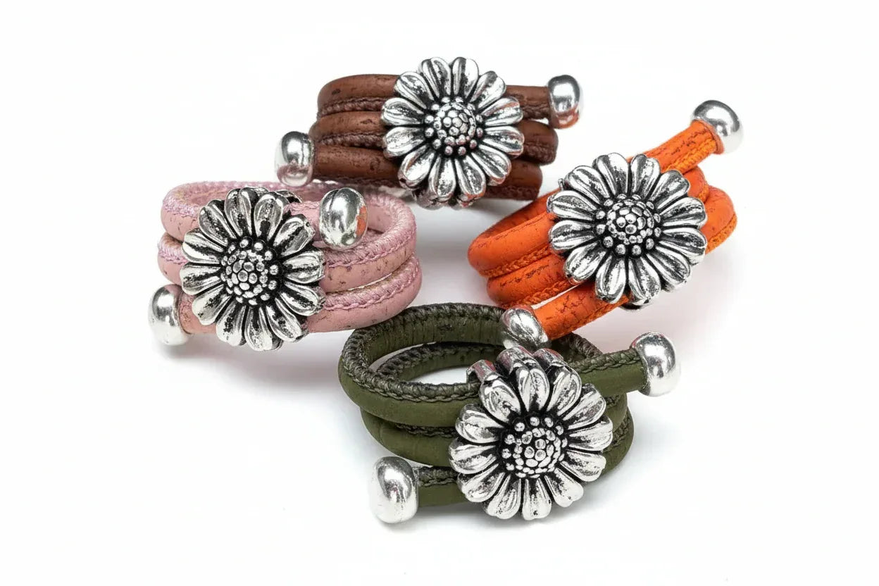 Cork Flower Ring - The Cork Shop 