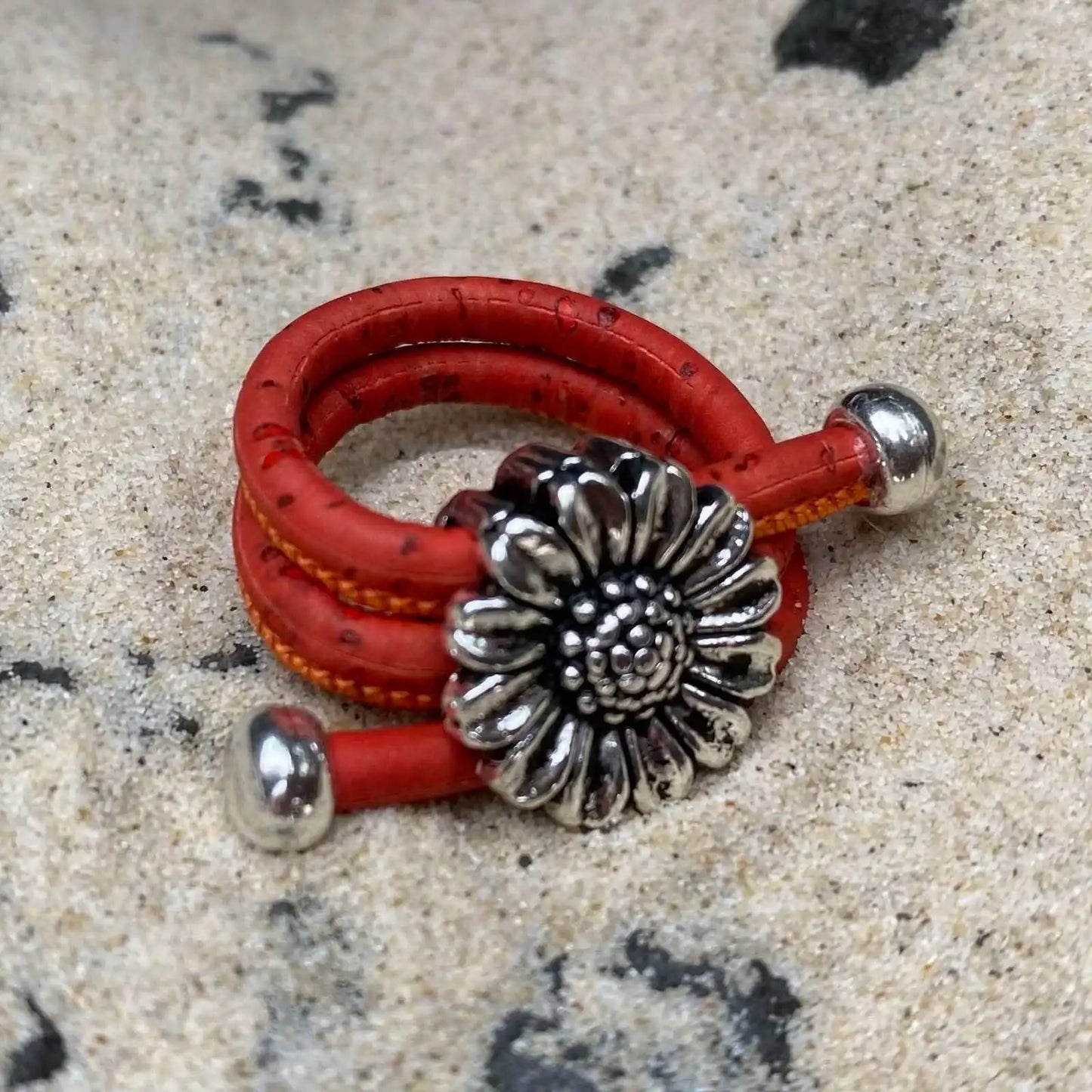 Cork Flower Ring