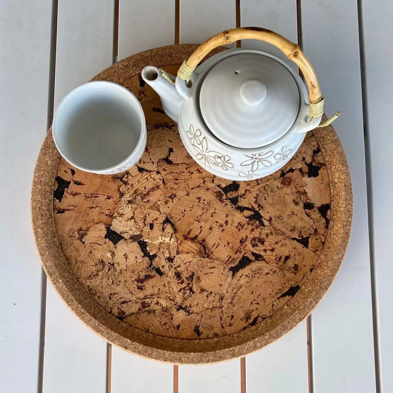 Round Cork Tray