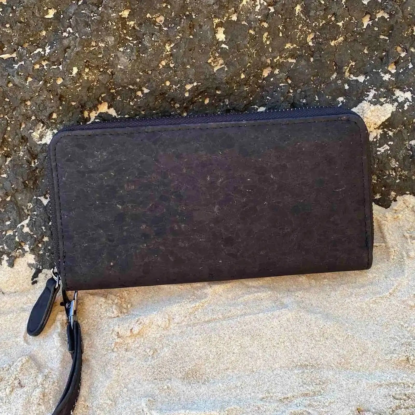 Black Cork Wallet - Amy
