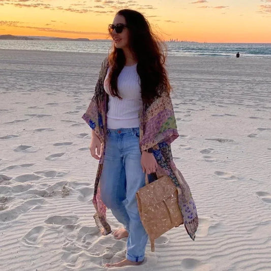 Gorgeous Gold Cork Backpack - Goldie | Premium Portuguese Cork - The Cork Shop 