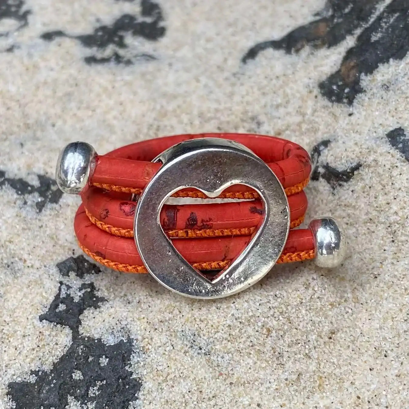 Cork Heart Ring