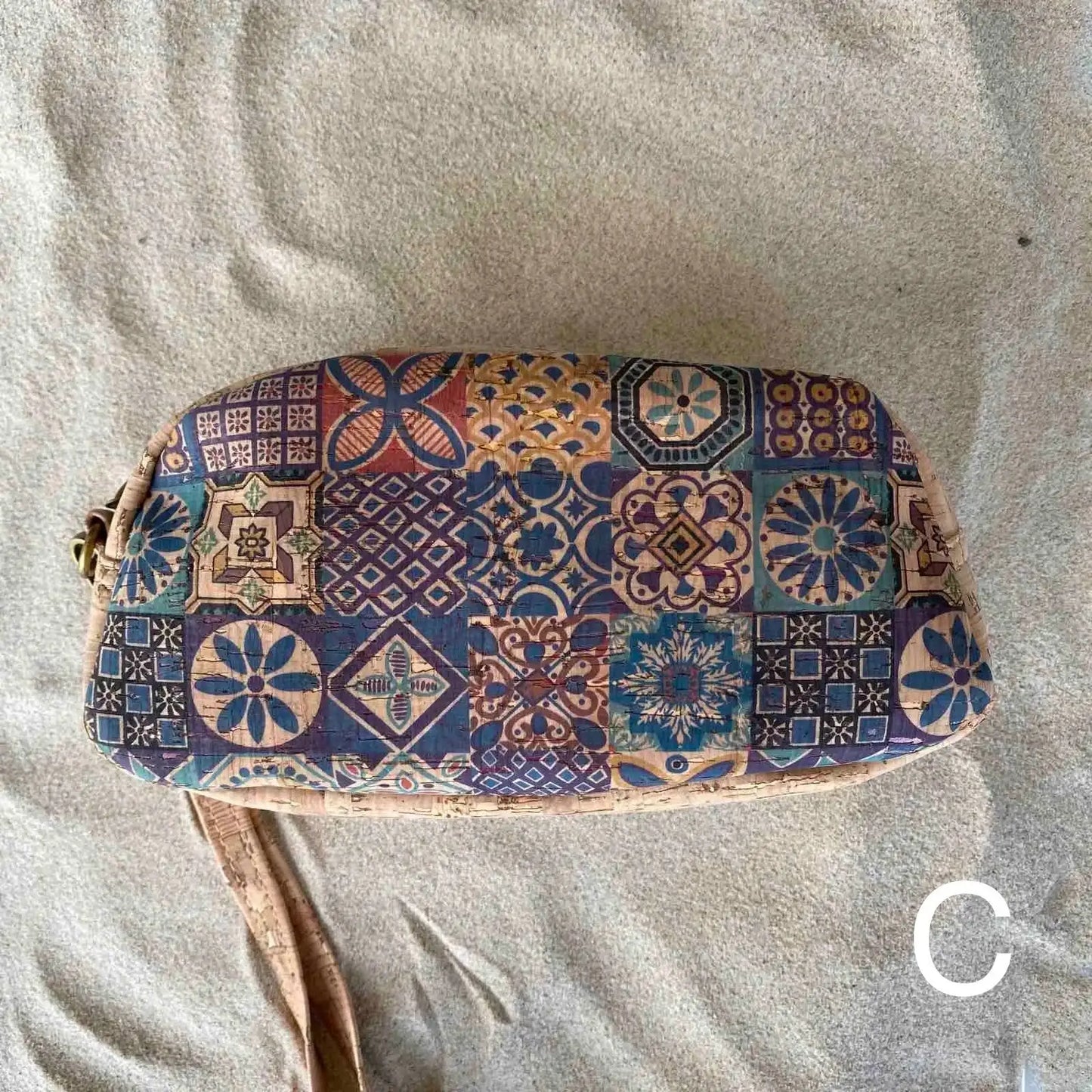 Natural Cork Case/Cosmetic bag- Tahlia