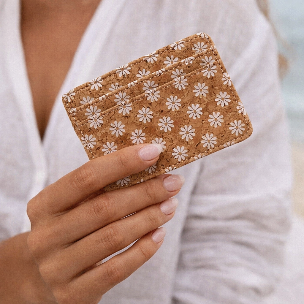 Cork Card Holders - Minni | Compact Vegan Leather Organizers