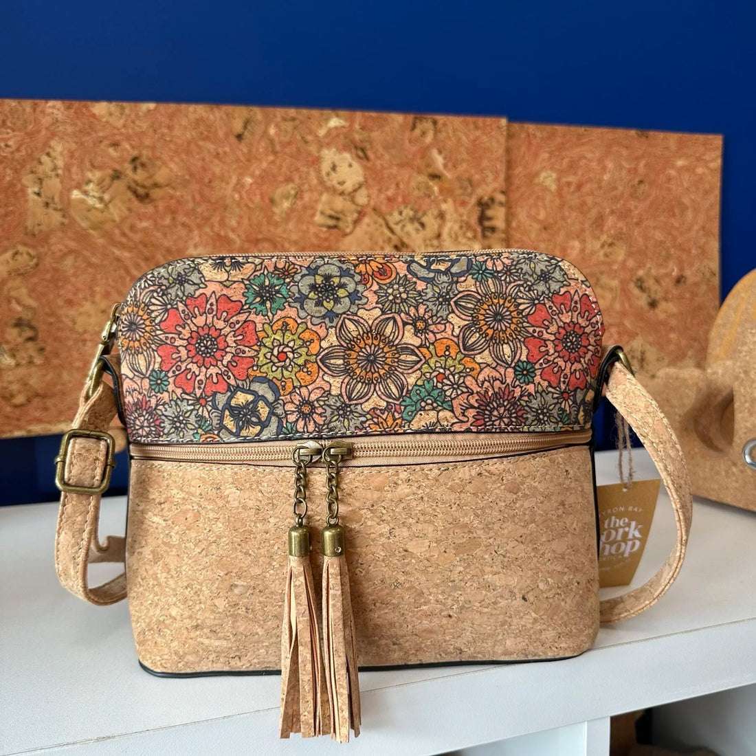 Cheryl Cork Handbag - Adjustable Crossbody Bag