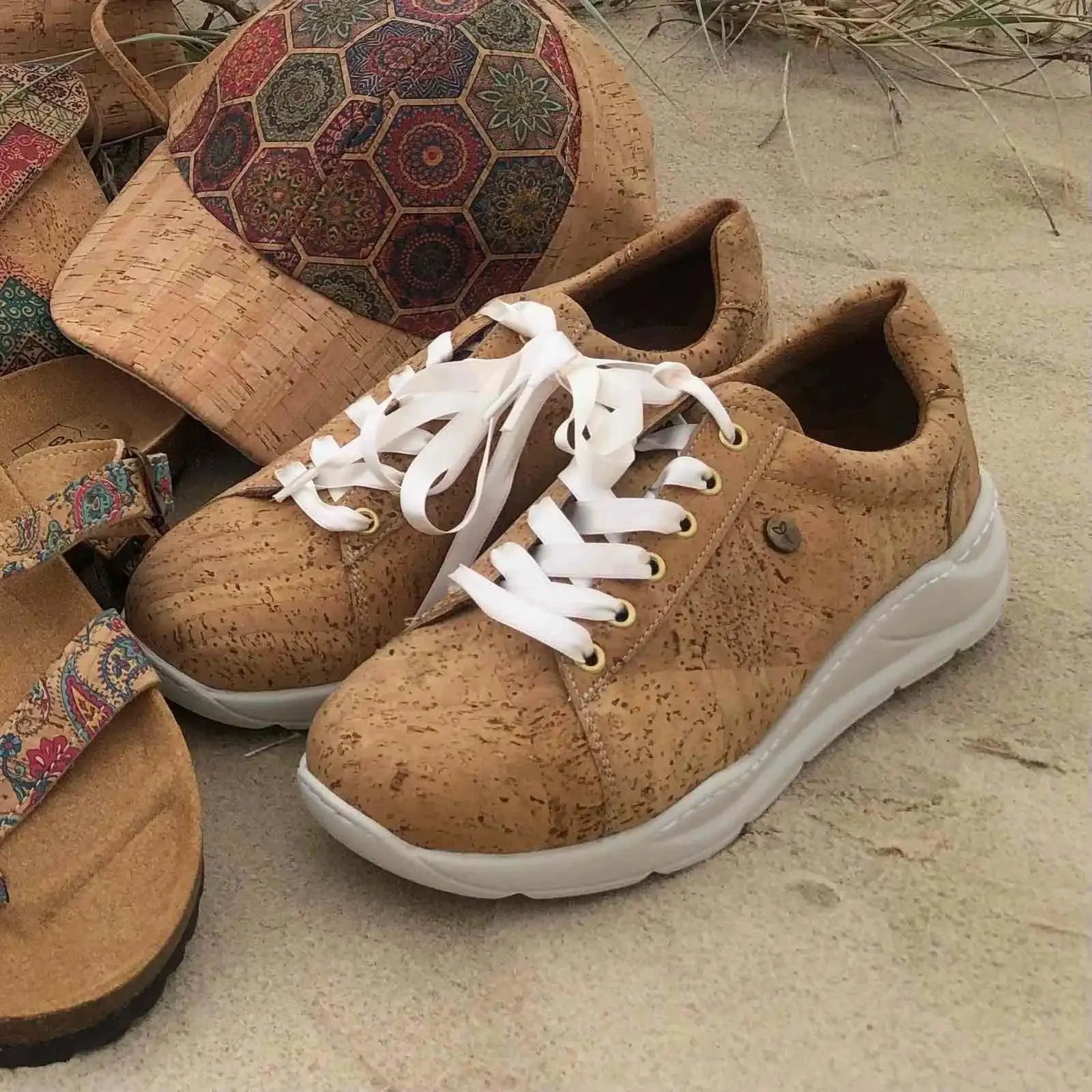 Cork Casual Sneakers - Vegan Leather Shoes | Handcrafted in Portugal