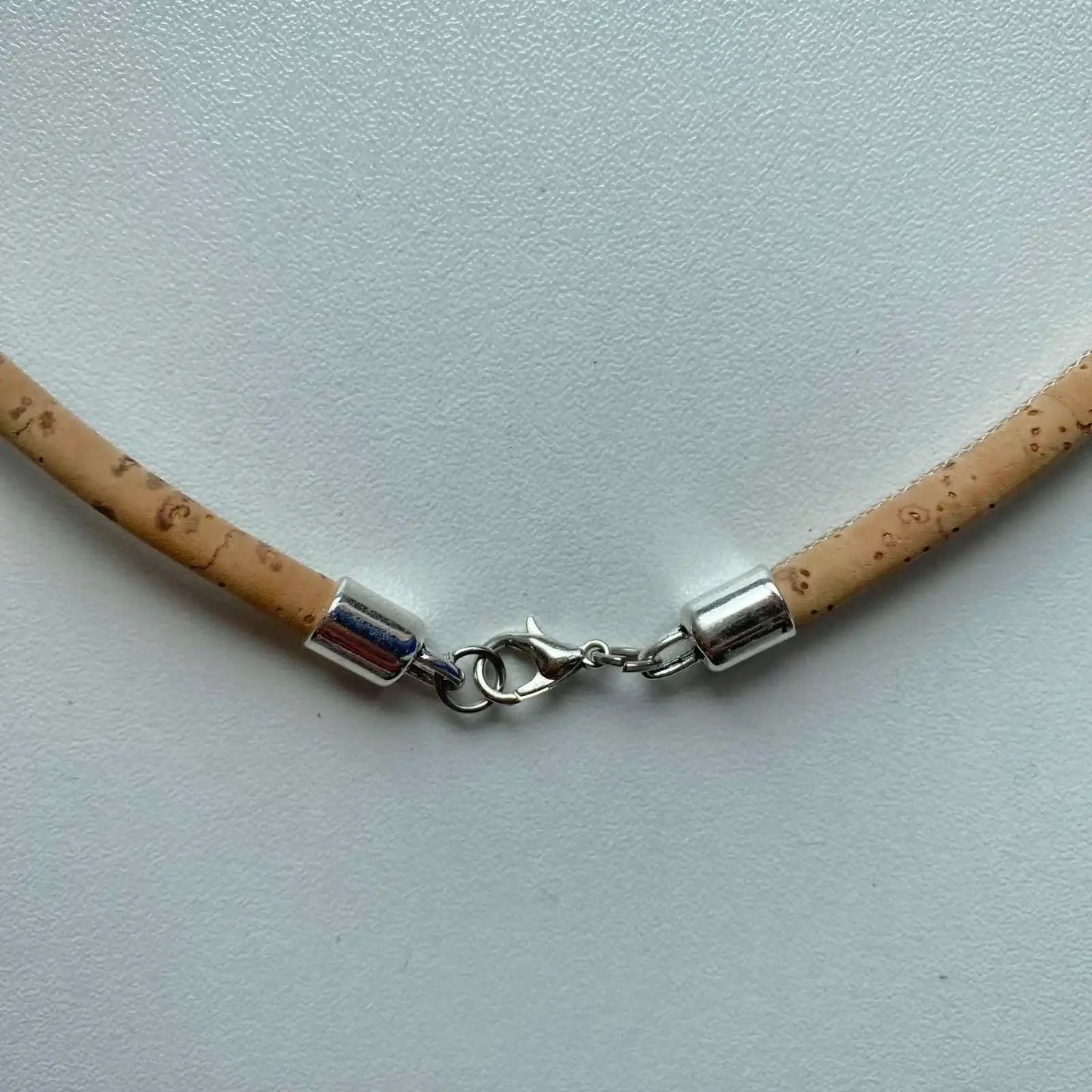 Cork Turquoise Dragonfly Pendant Necklace