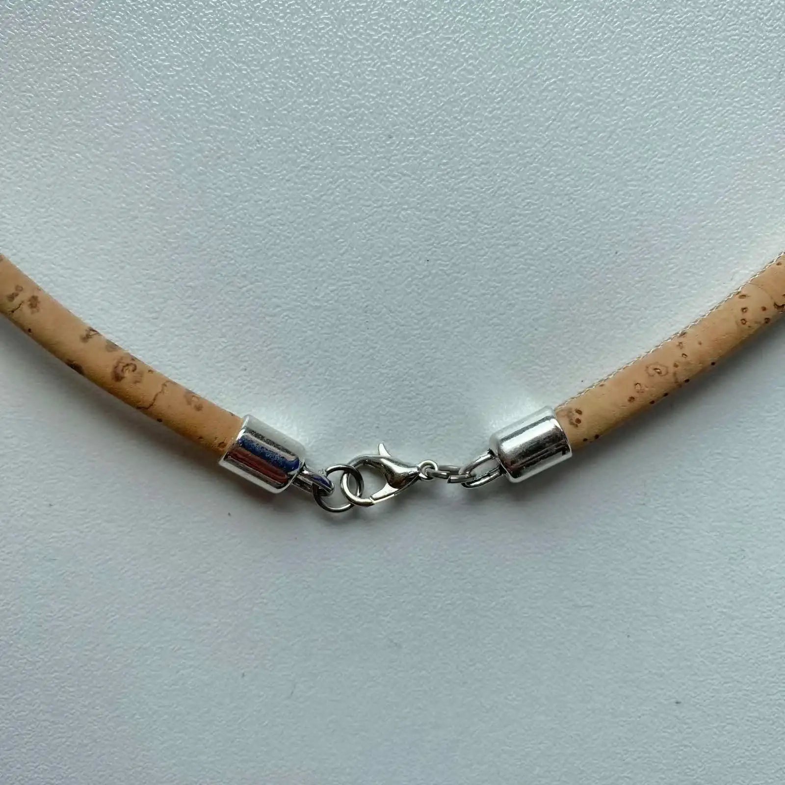 Cork Turquoise Dragonfly Pendant Necklace