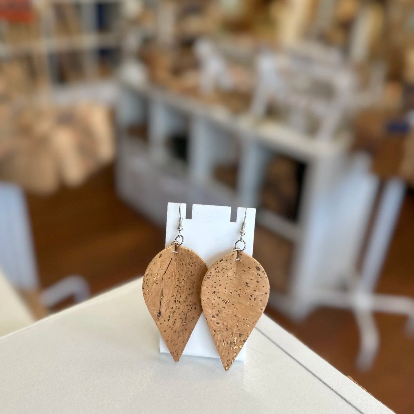 Natural Cork Earrings