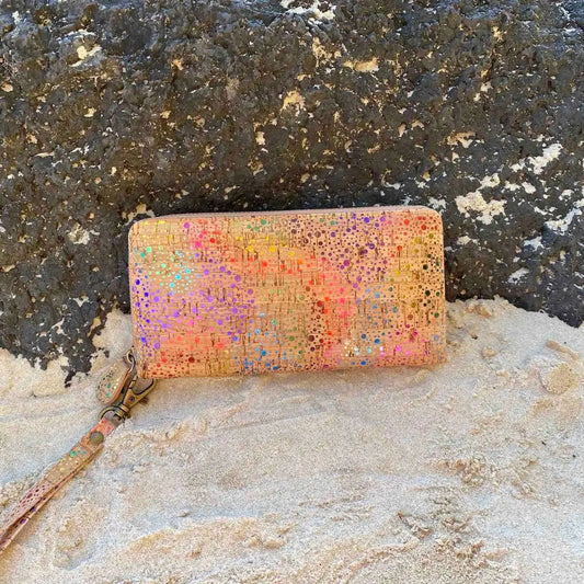 Colourful Cork Wallet - Amy