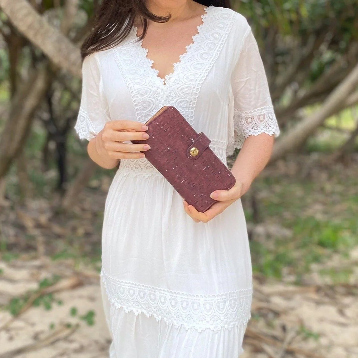 Large Cork Wallet - Lizzi