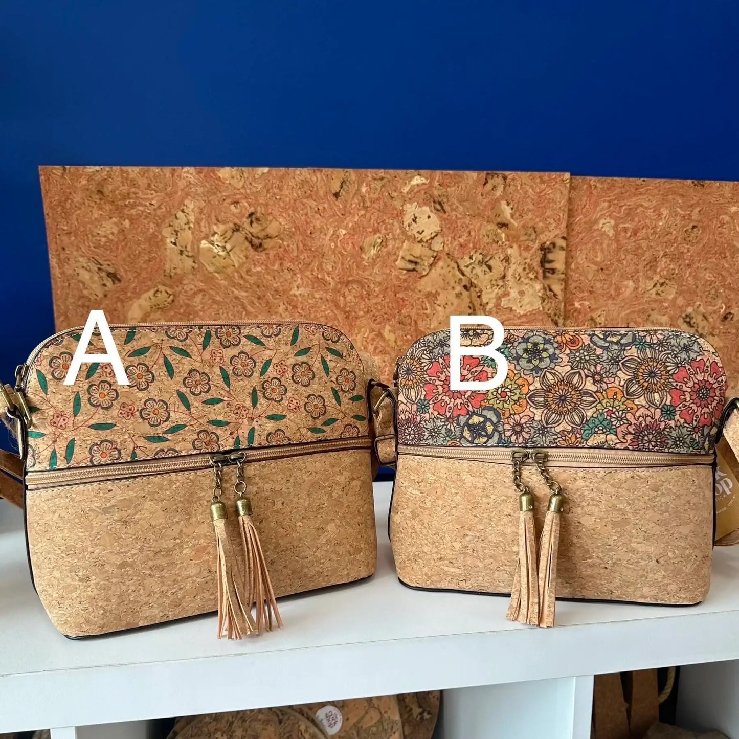 Cheryl Cork Handbag - Adjustable Crossbody Bag