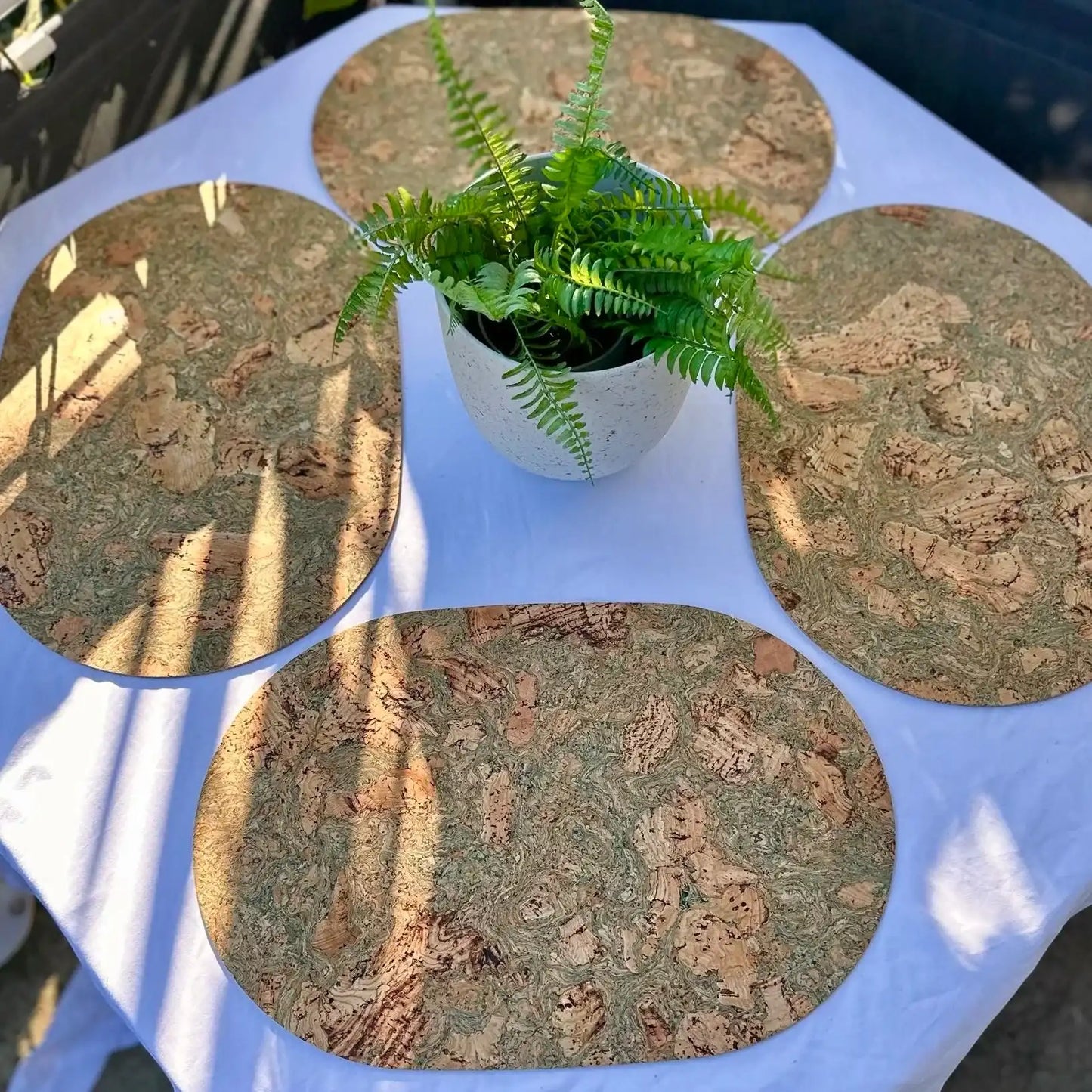 Organic Cork Placemats Set of 4