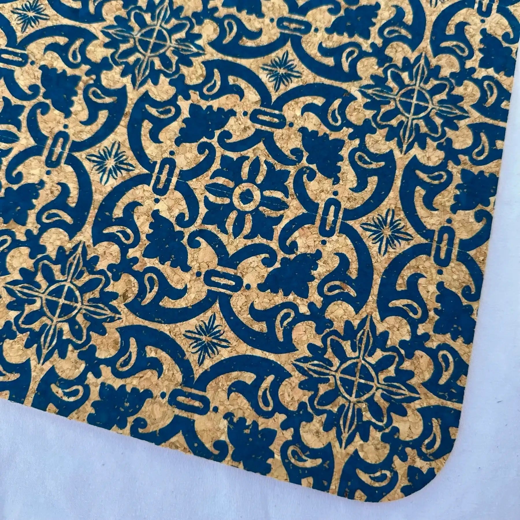 Blue pattern Cork Placemats