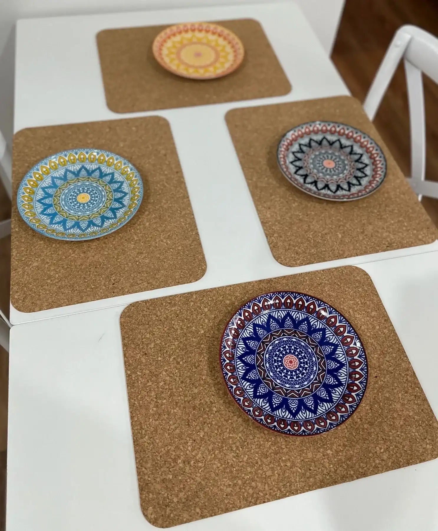 Natural Rectangle Cork Placemats set of 4