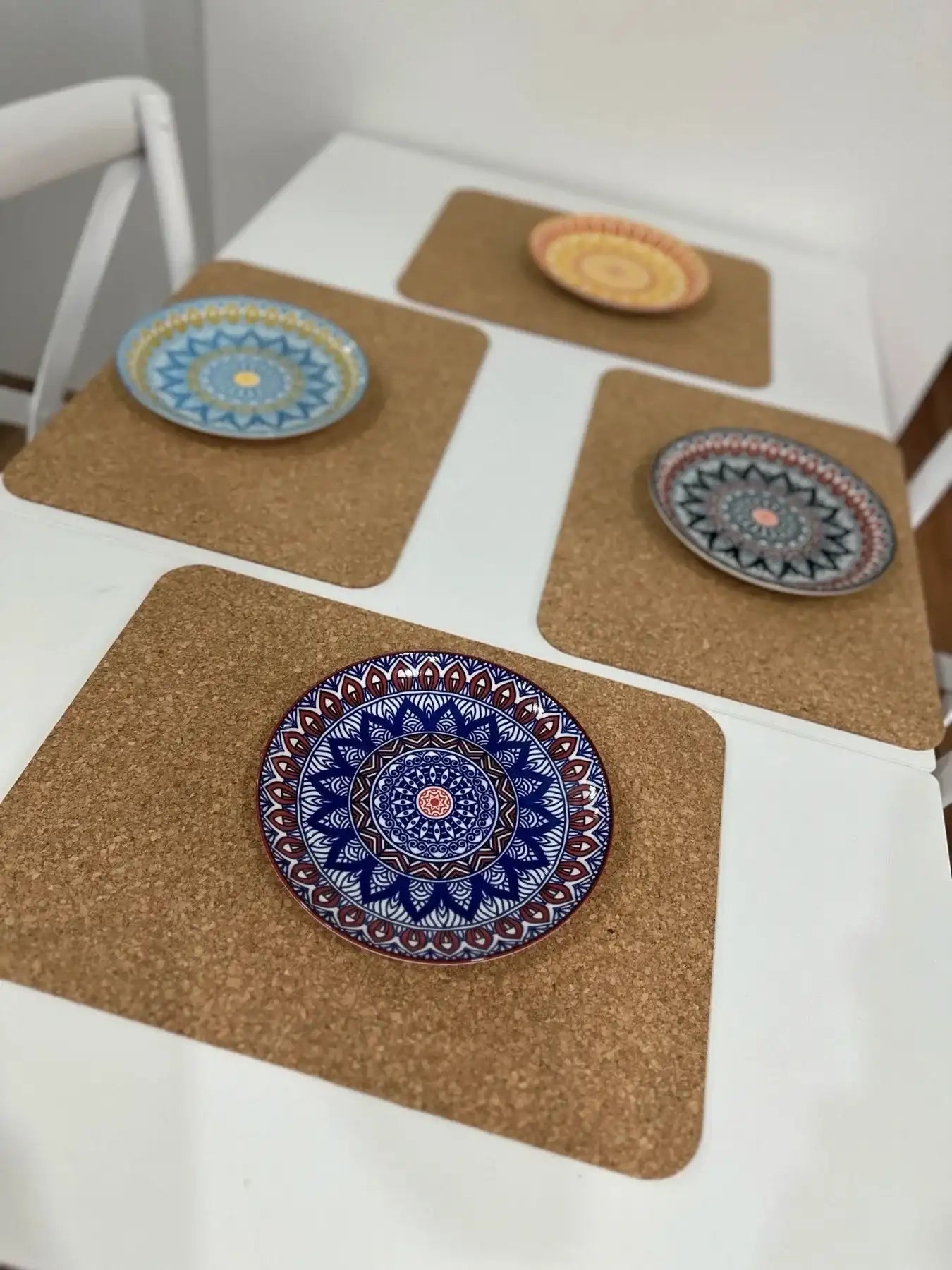 Natural Rectangle Cork Placemats set of 4