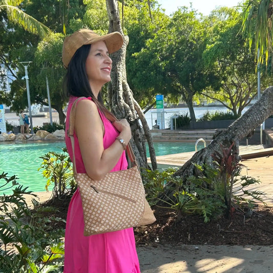 Nina Cork Shoulder Bag