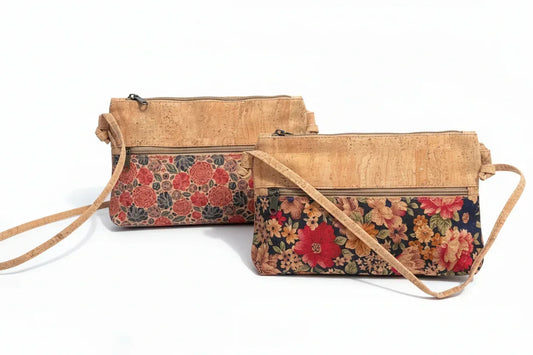 Regina Cork Handbag - Vegan Leather Crossbody Bag - The Cork Shop 