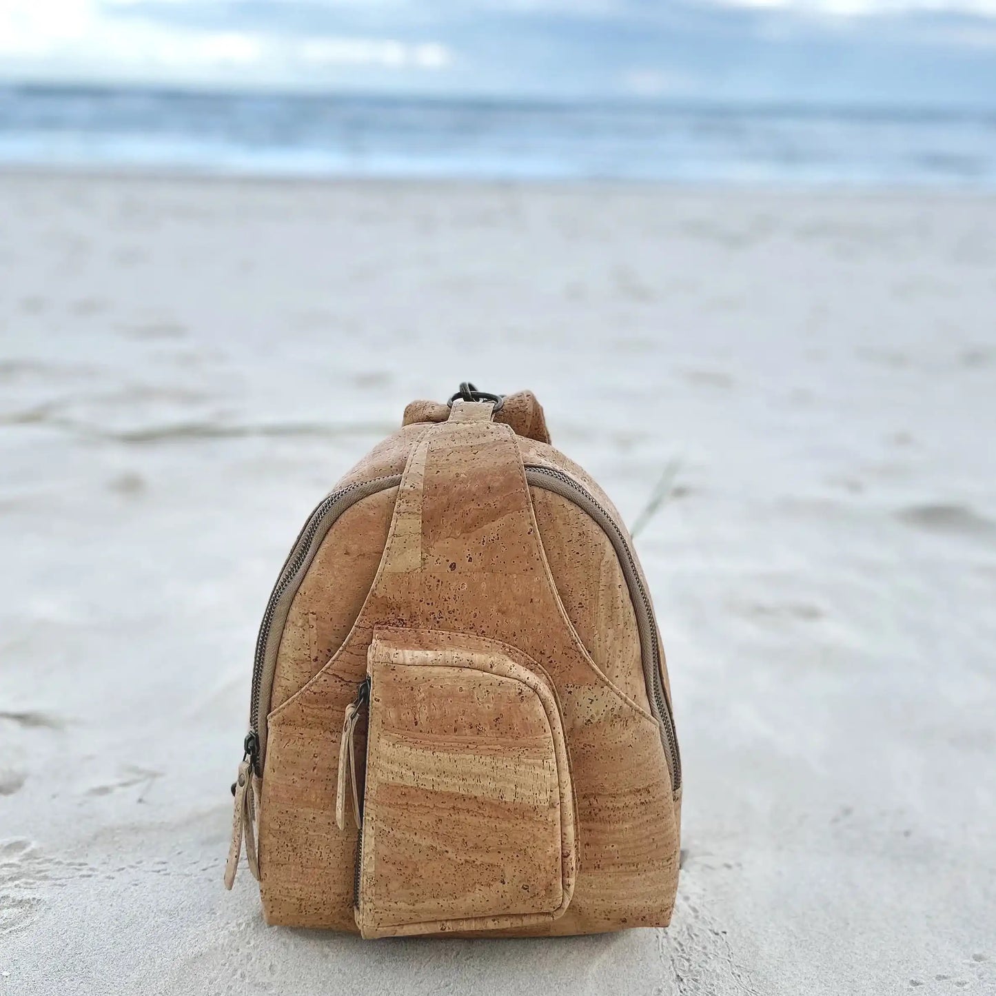 Luxury Cork Sling Backpack - Sandra