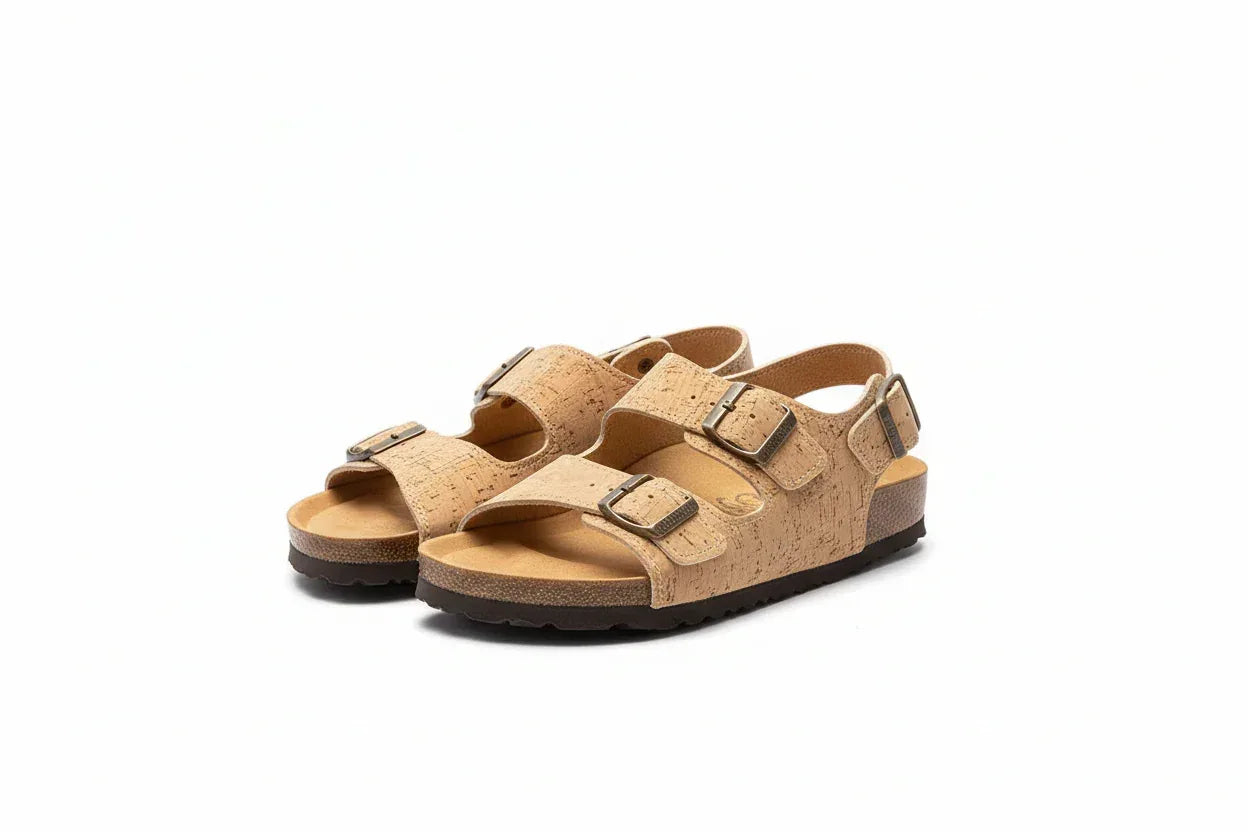 Back Strap Cork Sandals - The Cork Shop 
