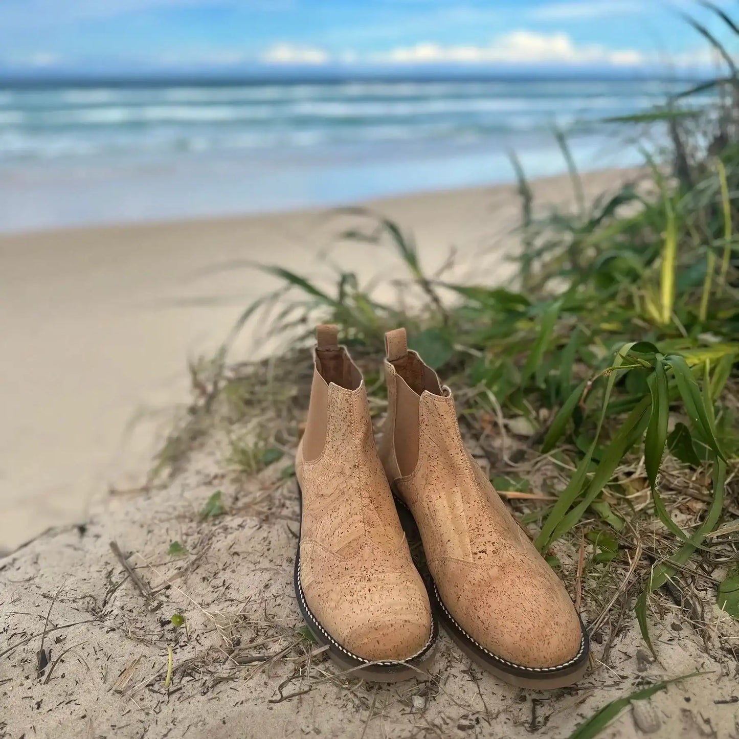 Mens Natural Cork Boots