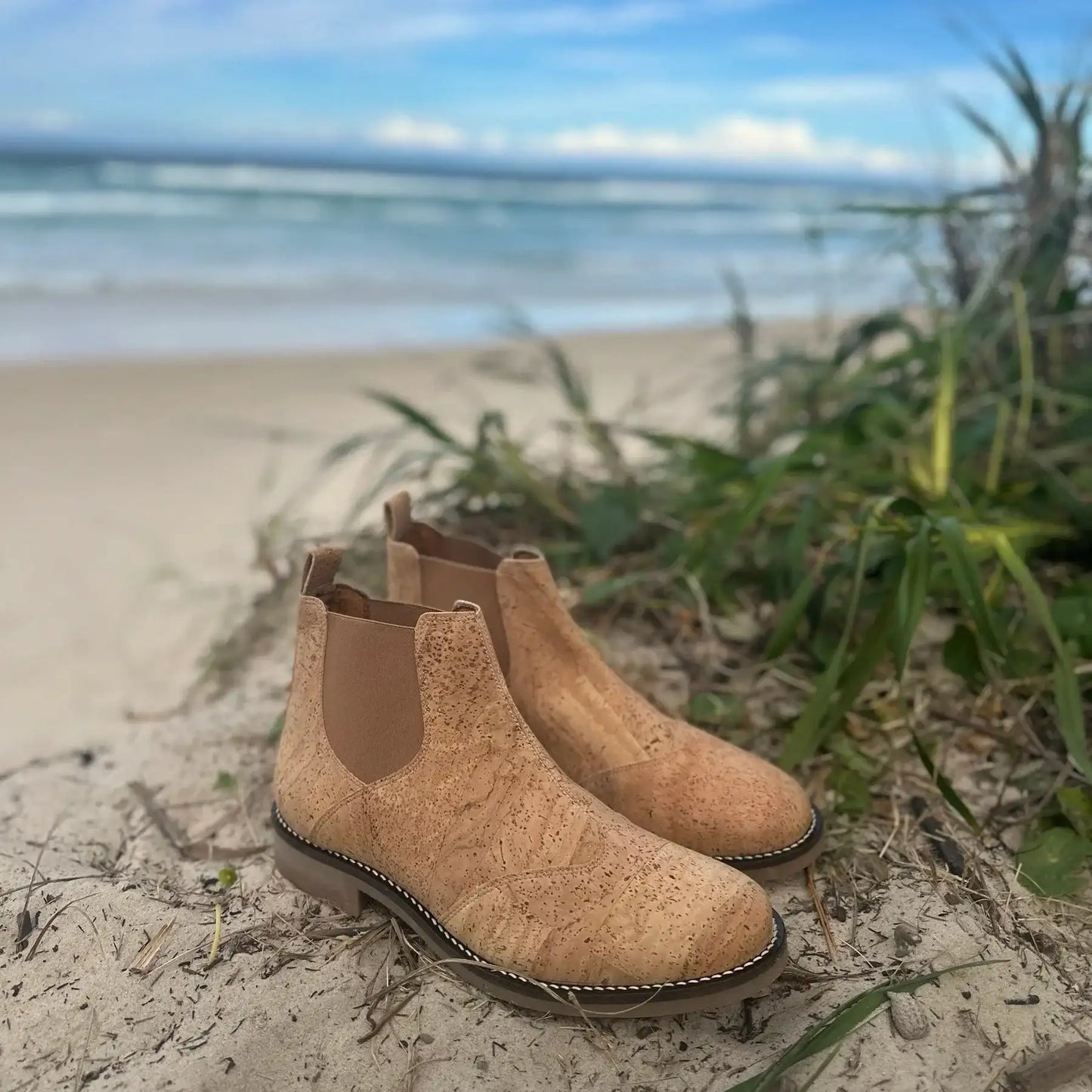 Mens Natural Cork Boots