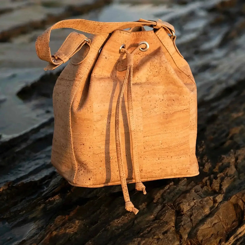 Avril Cork Bucket Bag - The Cork Shop 