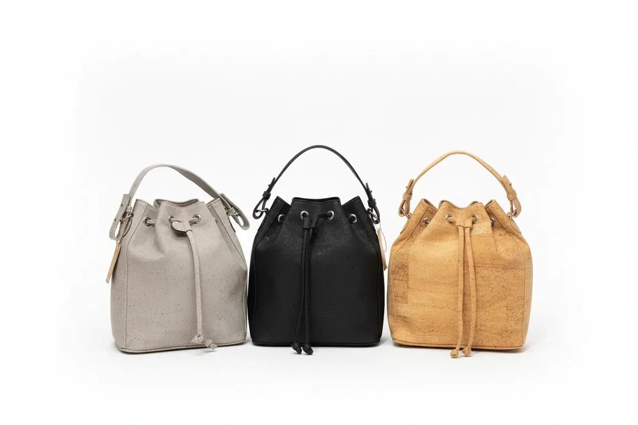 Avril Cork Bucket Bag - The Cork Shop 
