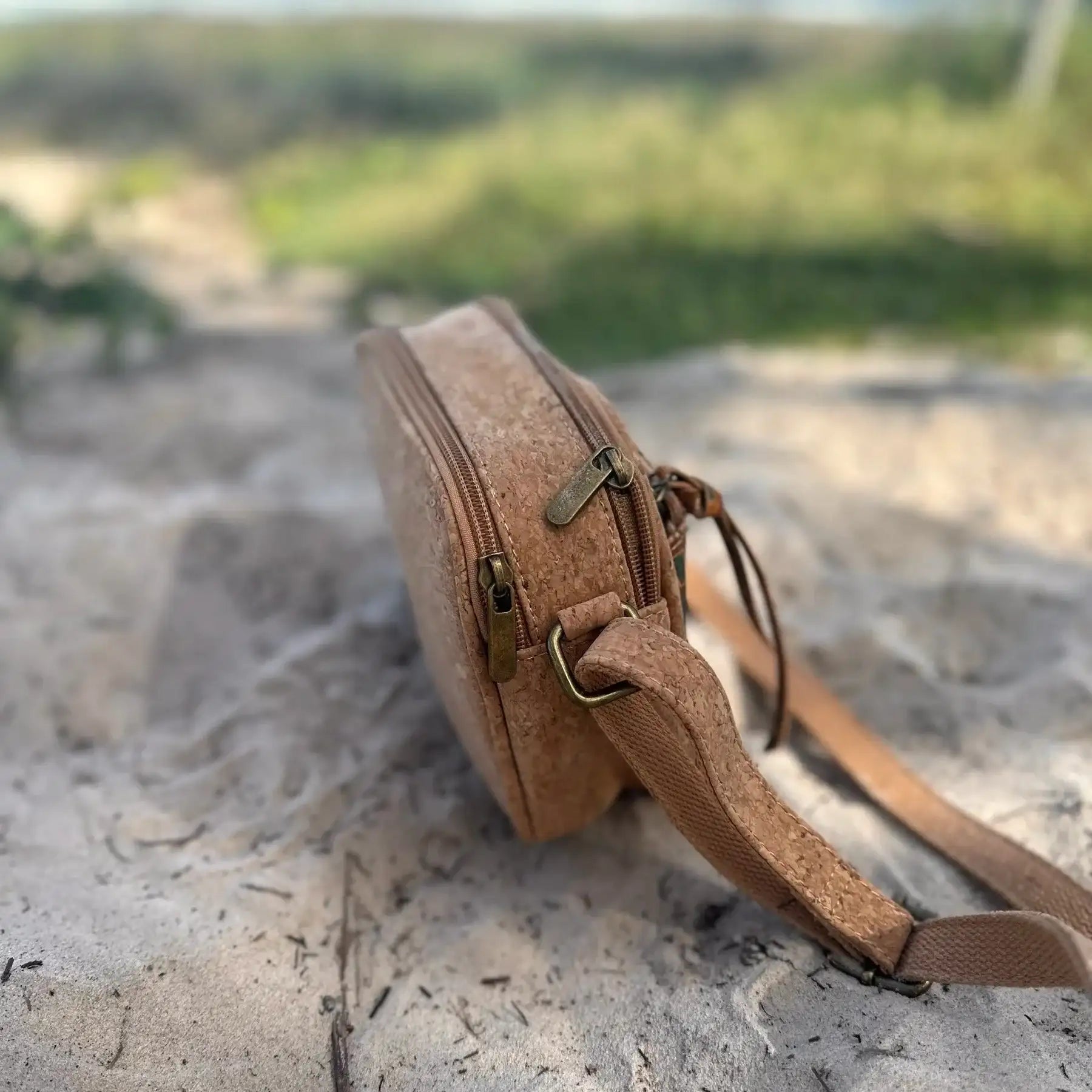 Franci Cork Handbag - Dual Compartment Crossbody & Shoulder Bag