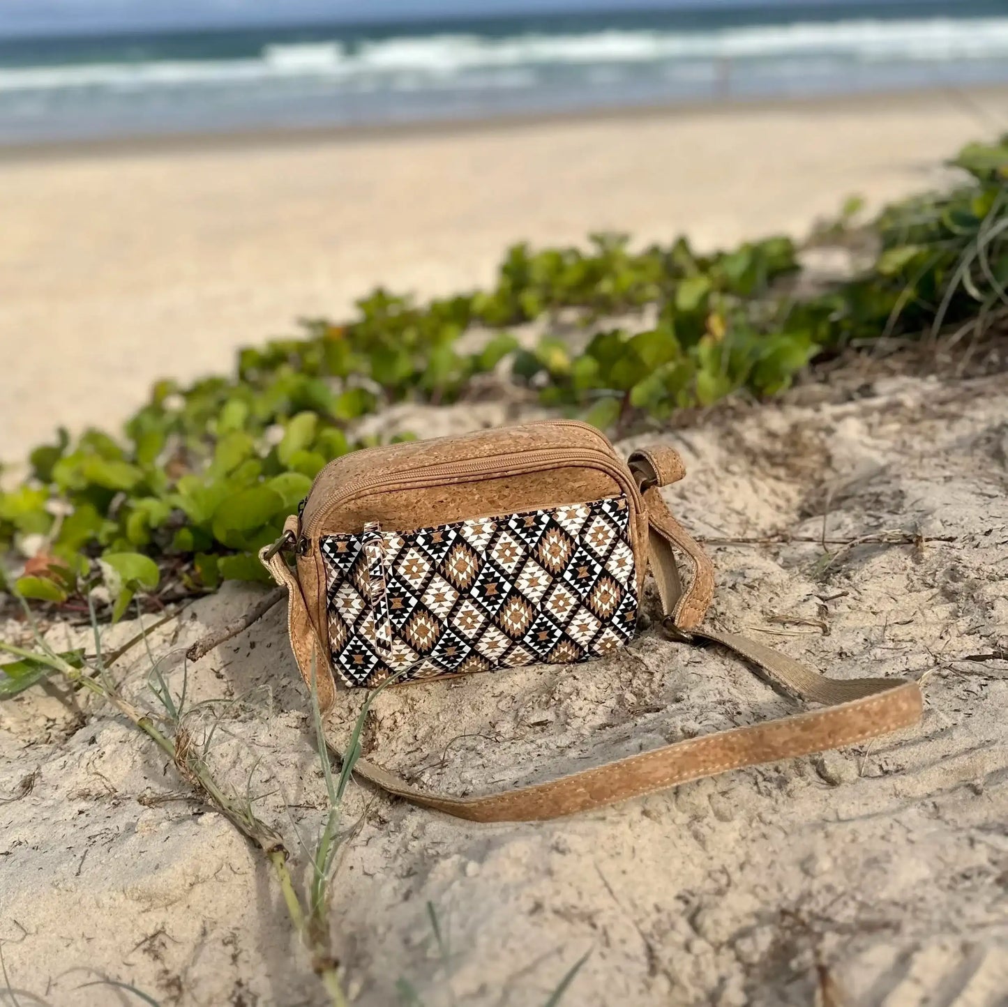 Franci Cork Handbag - Dual Compartment Crossbody & Shoulder Bag