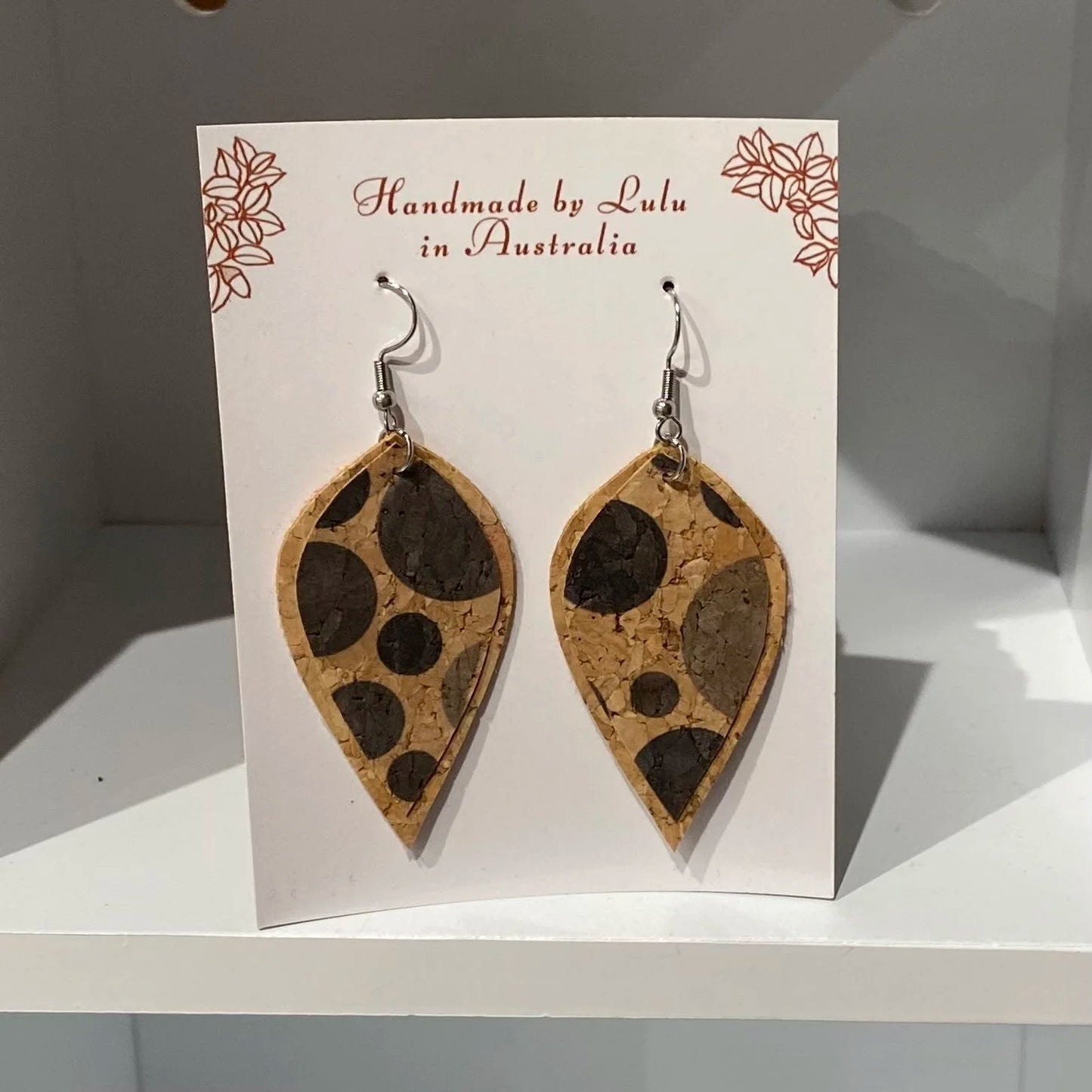 Handmade Cork Earrings