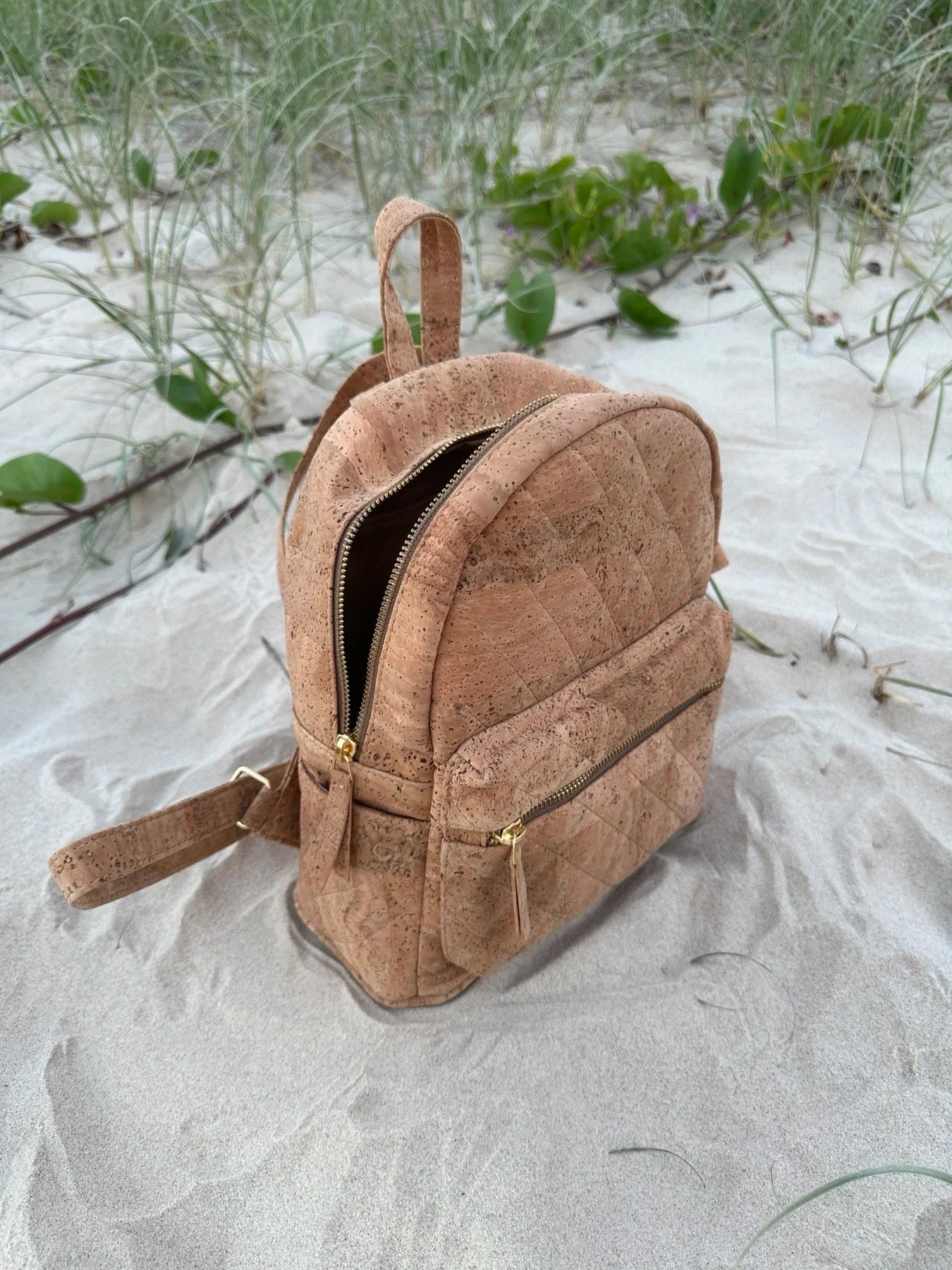 All Natural Cork Backpack - Mia
