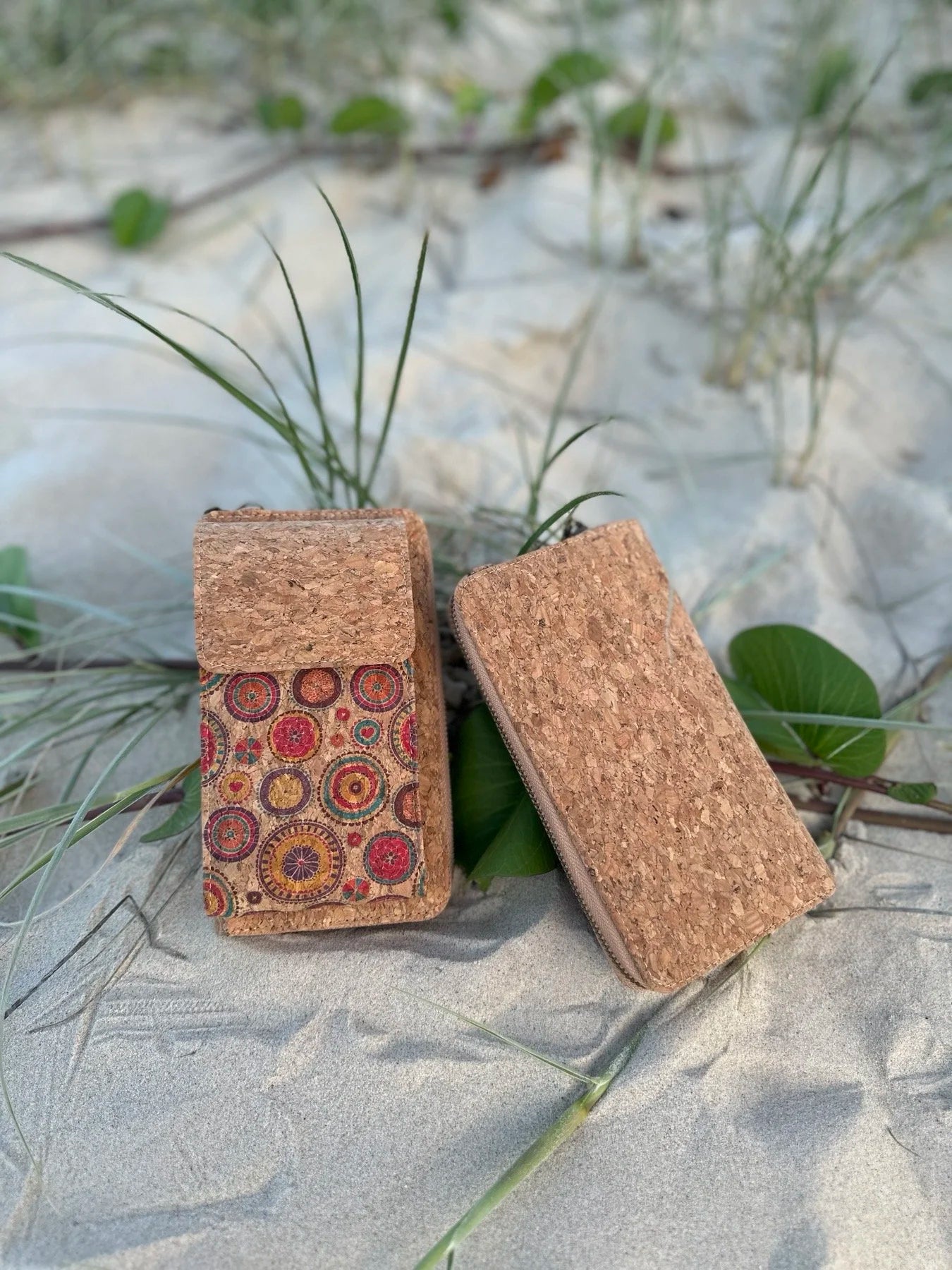 Cork Phone Bag - Kelly