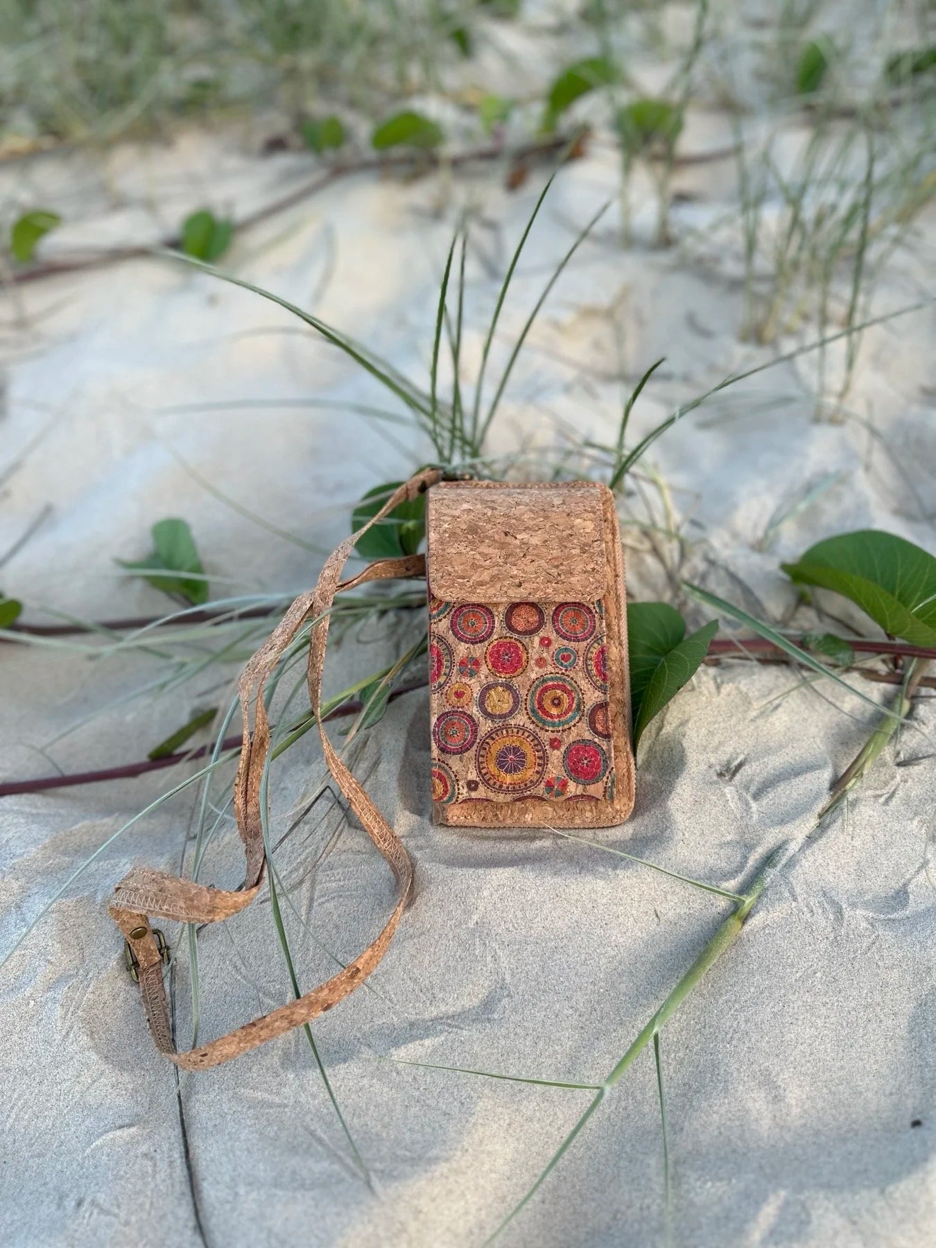 Cork Phone Bag - Kelly
