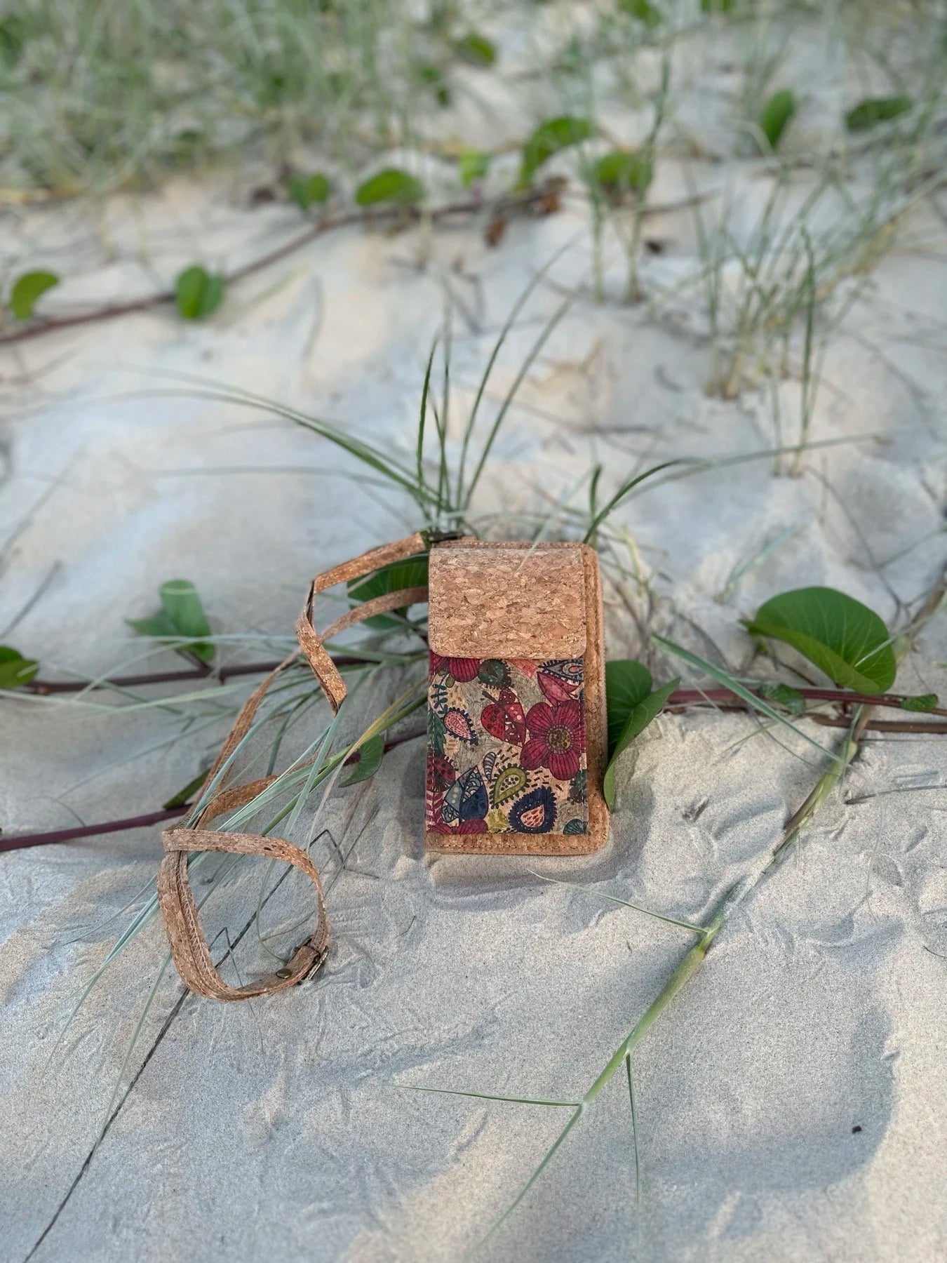 Cork Phone Bag - Kelly