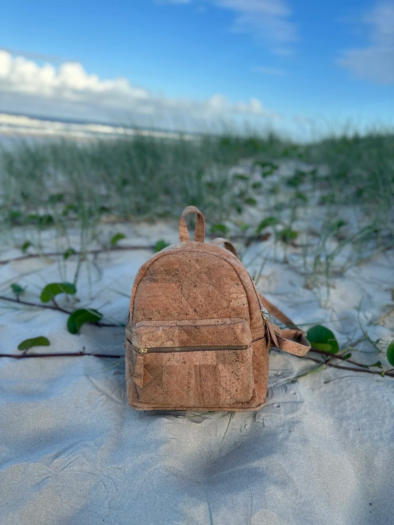 All Natural Cork Backpack - Mia