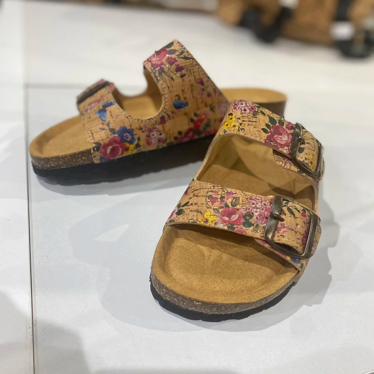 Floral Cork Sandals ~ Best Sellers