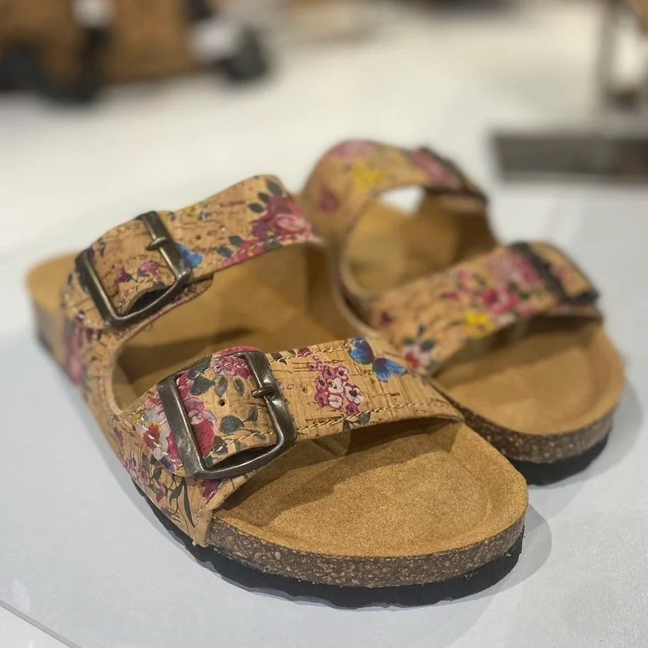 Floral Cork Sandals ~ Best Sellers