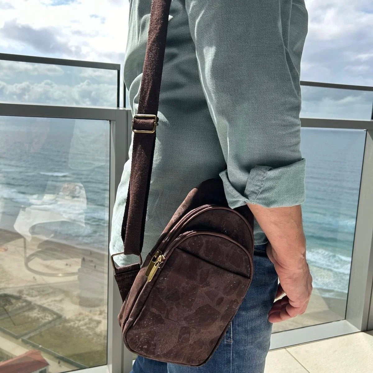 Best Seller~Cork Sling Bag - Miley