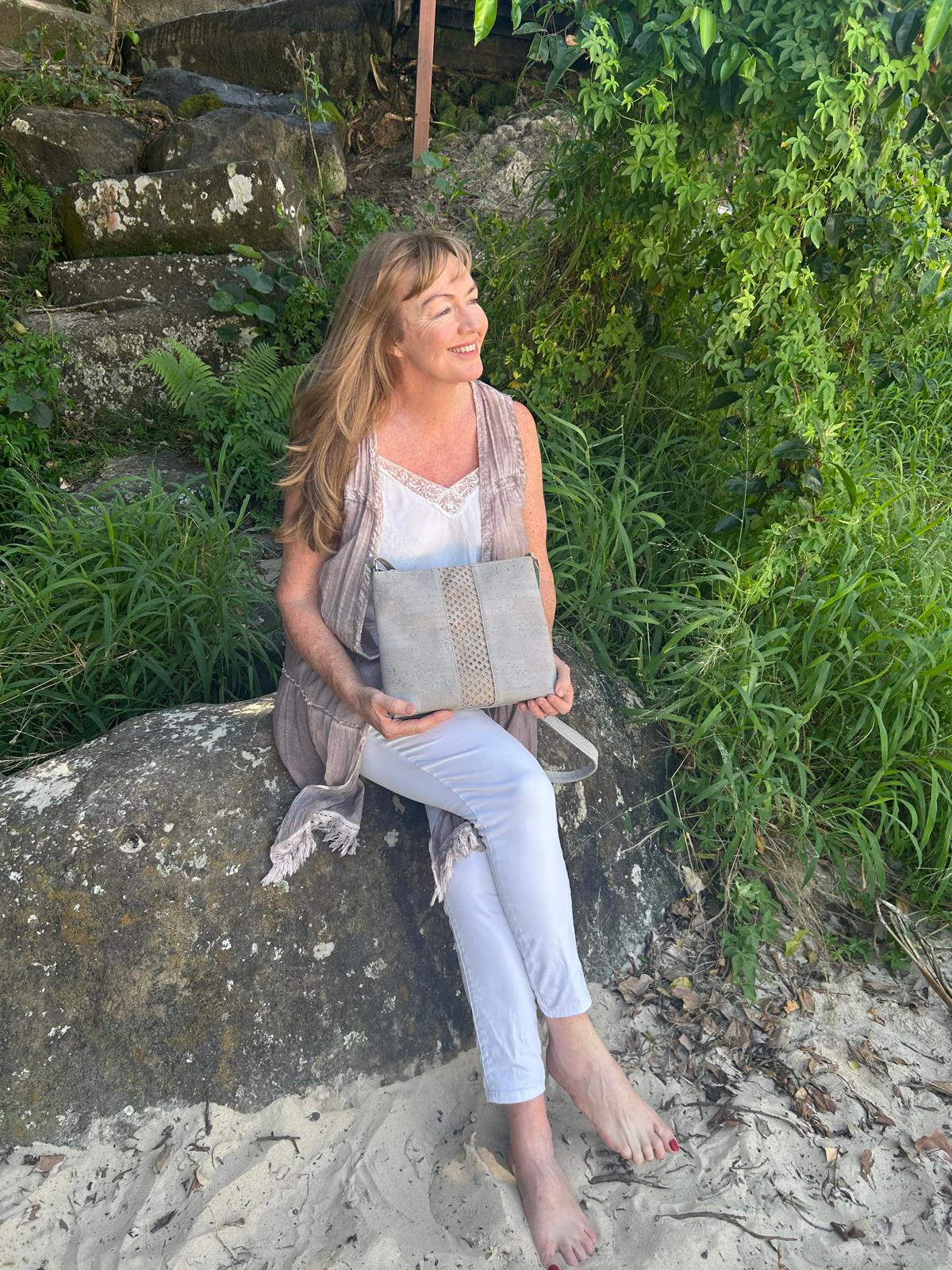 Minna Cork Handbag - Elegant Everyday Shoulder Bag